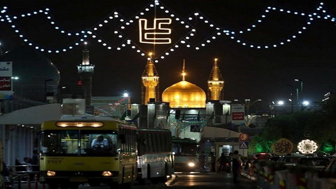 حرکت کاروان شادی خودرویی در شب میلاد حضرت علی(ع) در مشهد