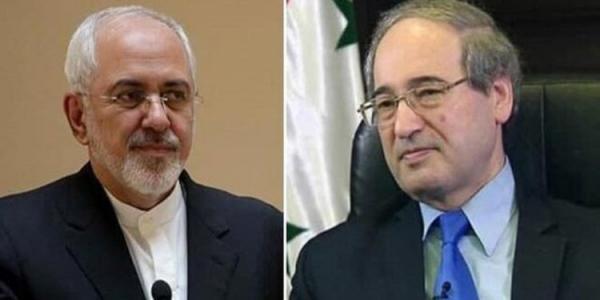 تاکید ظریف بر تداوم حمایت های ایران از سوریه