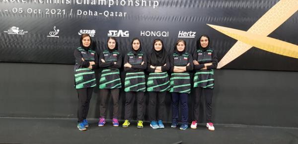 صعود زنان پینگ پنگ ایران به جمع 10 تیم برتر آسیا ، سهمیه قهرمانی جهان کسب شد