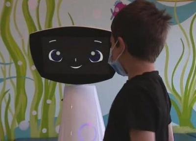 بهبود روحیه بچه ها بستری شده در بیمارستان با یاری یک دوست رباتیک!