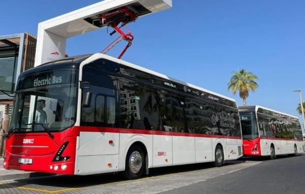 اتوبوس های برقی با فناوری شارژ فوق پیشرفته به خیابان های دبی آمدند